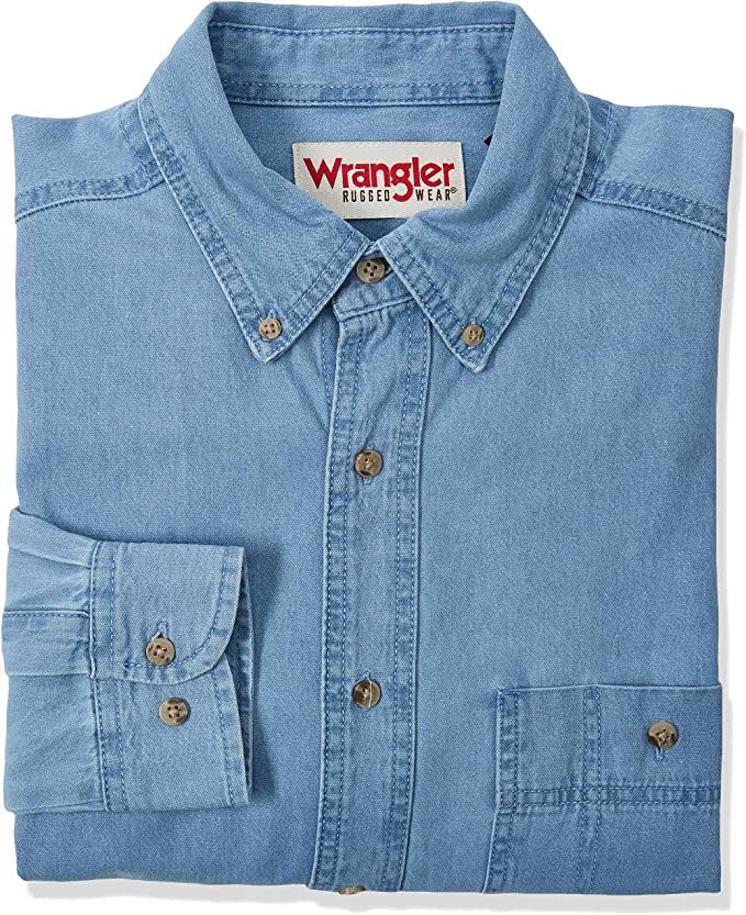 Wrangler Men's Denim Shirt | Amazon (US)