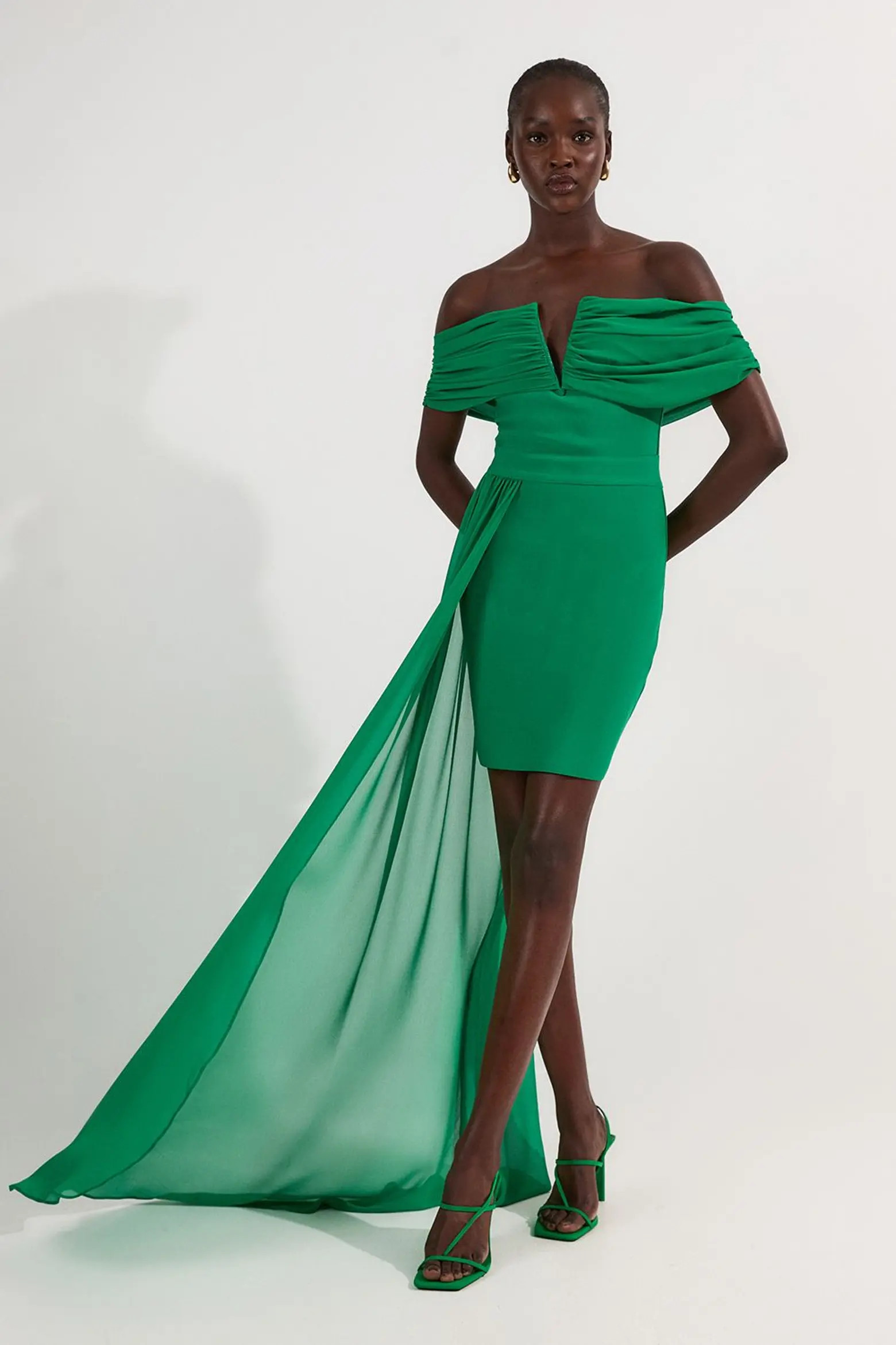 Figure Form Bandage Knit Bardot Dress (Women) | Nordstrom | Nordstrom
