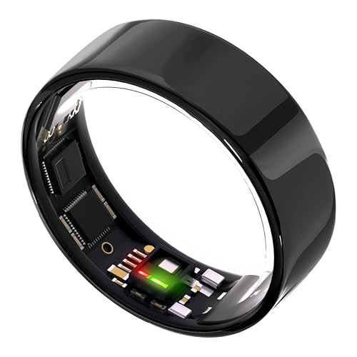 ULTRAHUMAN Ring AIR - Sleep & Fitness Tracker, FSA-Approved Wearable, Smart Ring for Women & Men, No App Fee for Standard Features (Aster Black, 10) | Amazon (US)