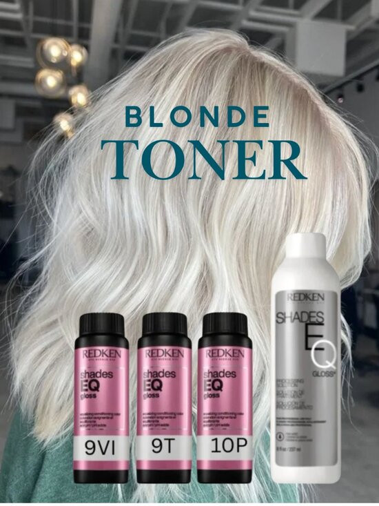 REDKEN Shades EQ Gloss Trio – 9V Platinum Ice + 9T Chrome + 10P Ivory Pearl | Poshmark