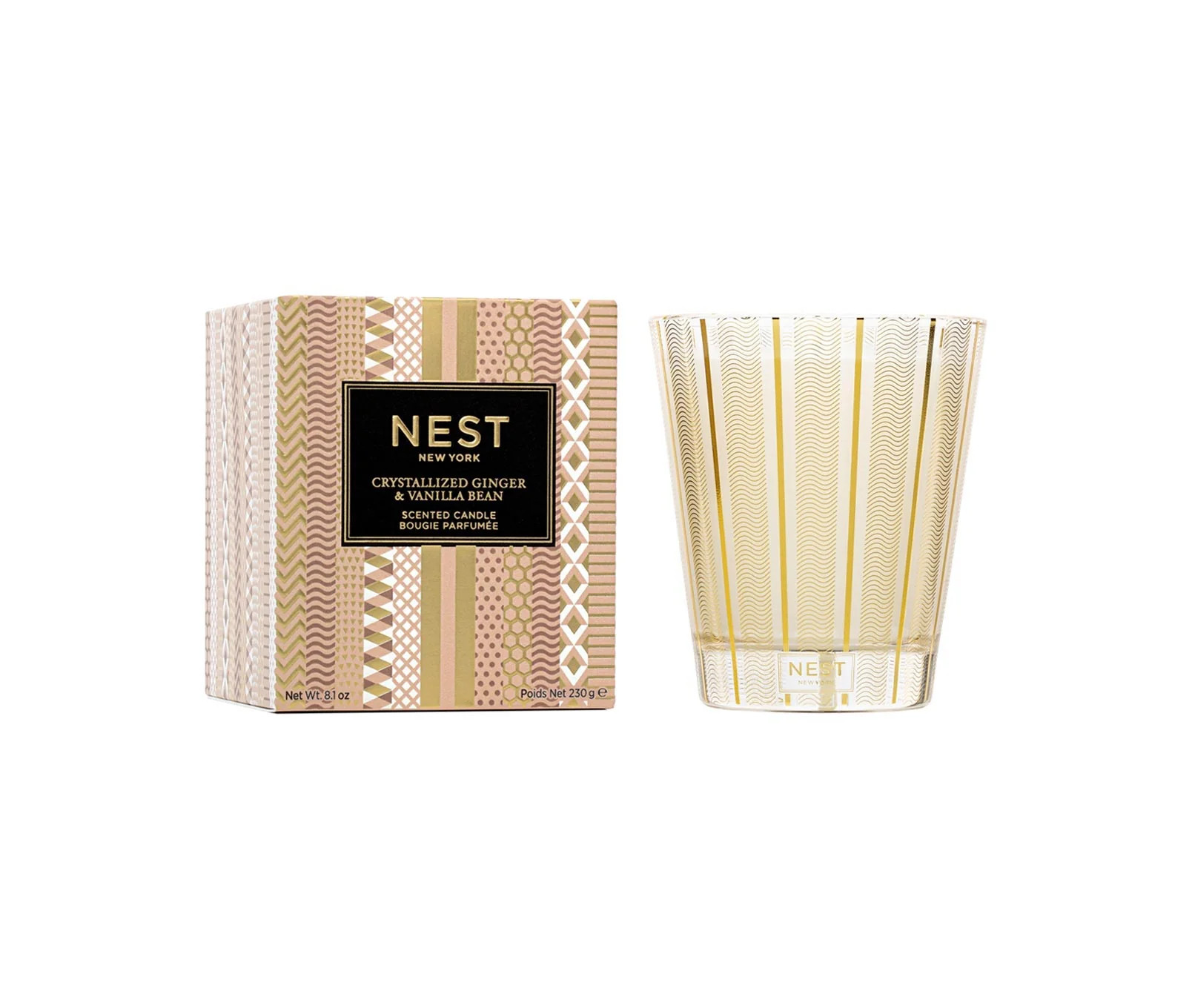 Crystallized Ginger &amp; Vanilla Bean Classic Candle | NEST Fragrances