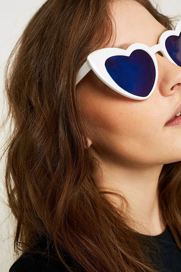 Oversized Heart Sunglasses | Urban Outfitters UK