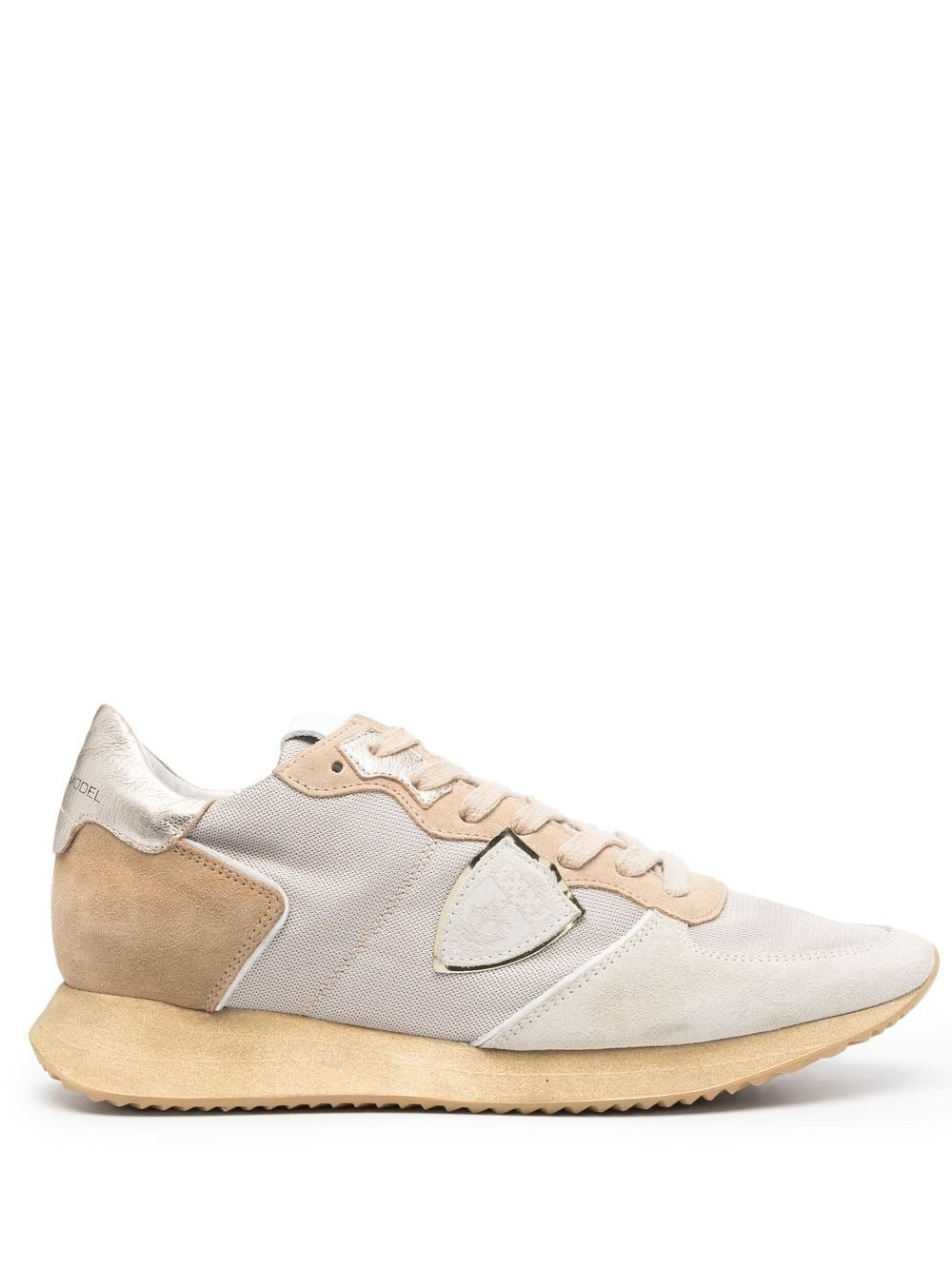 Philippe Model Paris suede low-top sneakers - Neutrals | Farfetch Global