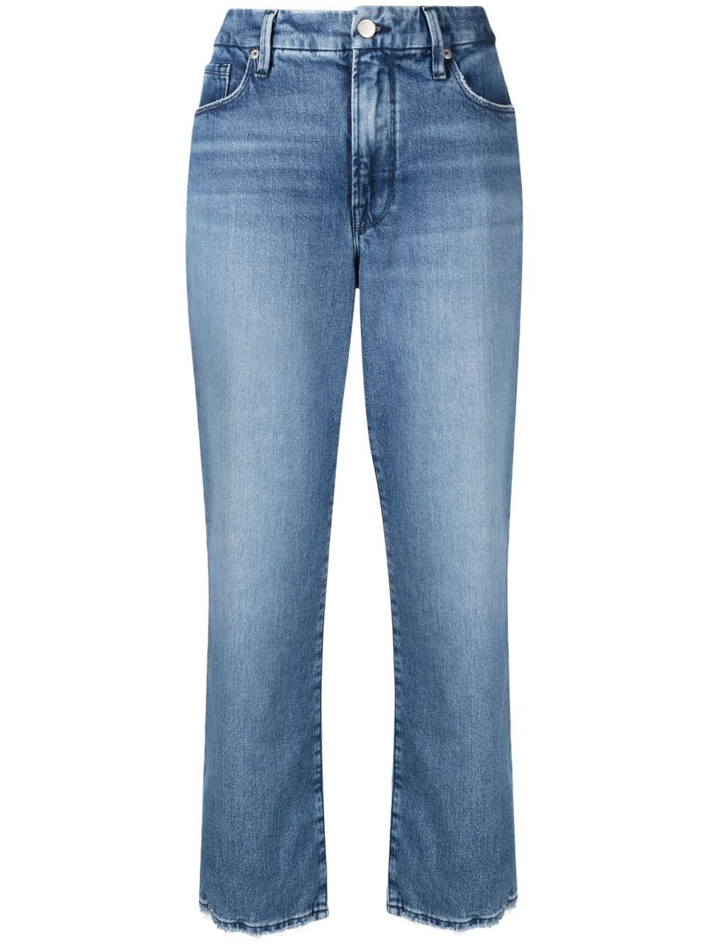 Good American cropped-leg Jeans - Farfetch | Farfetch Global