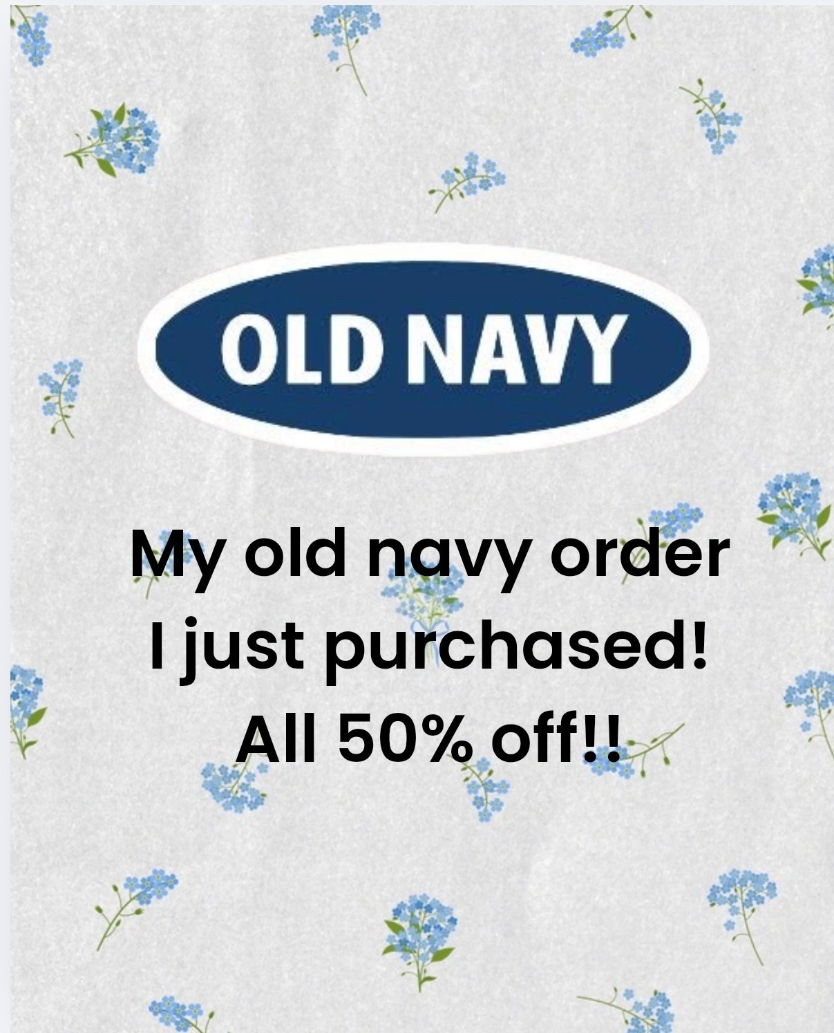 Here is everything I just purchased from Old Navy. It’s all 50% off right now. 🥳 the prices are crazy good and the styles are absolutely amazing. 😍