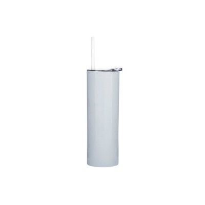 Parker Lane 16oz Double Wall Stainless Bottle, Lid & Straw White Pearlized | Target
