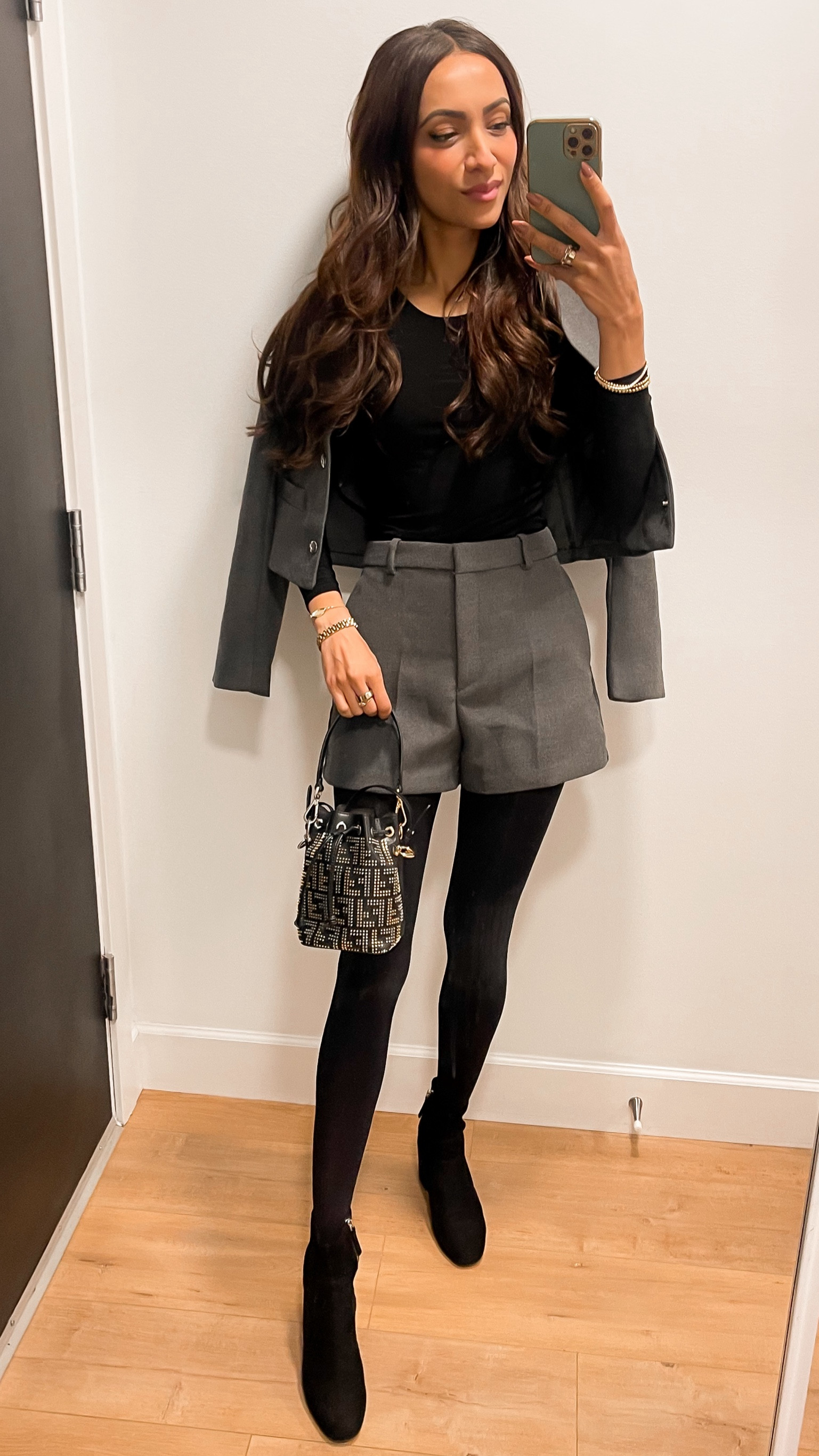 20% off today! I sized up one size in the shorts.