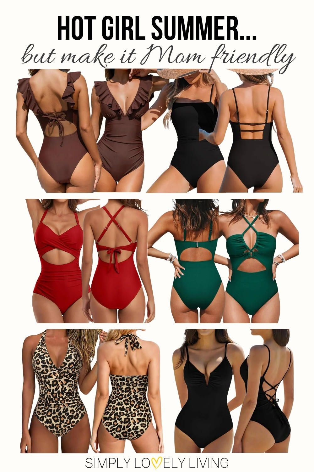 Mom's can have a hot girl summer too with these super cute one piece swimsuits that are super mommy friendly with tummy control. Modest yet sexy vibes. Ruffle swimwear. Sexy back swimsuit. Cupshe and Amazon swim for women. Monokini. #LTKfind #onepieceswimsuit

#LTKMothersDay #LTKSwim #LTKTravel