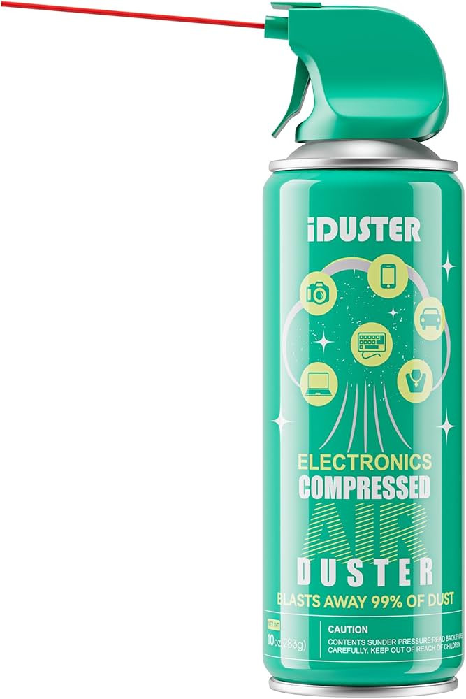 iDuster Disposable Compressed Air Duster, Computer Cleaner, Keyboard Cleaner, 1 Can | Amazon (US)
