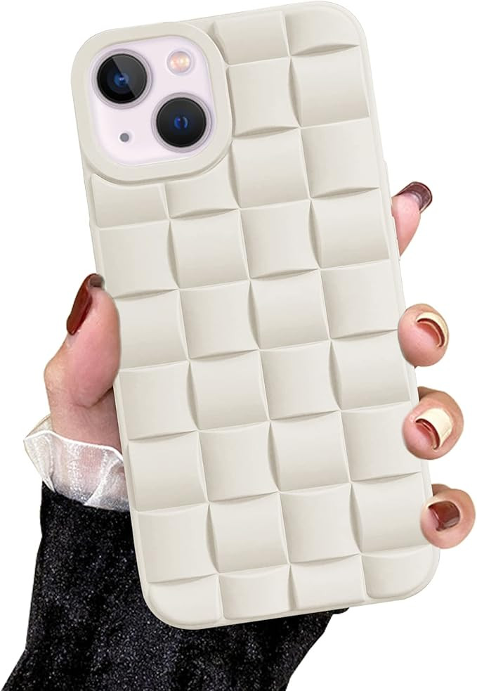 Ginkgonut Compatible with iPhone 13 Case or iPhone 14 Case for Women/Girls, Cute 3D Laid Desgin S... | Amazon (US)