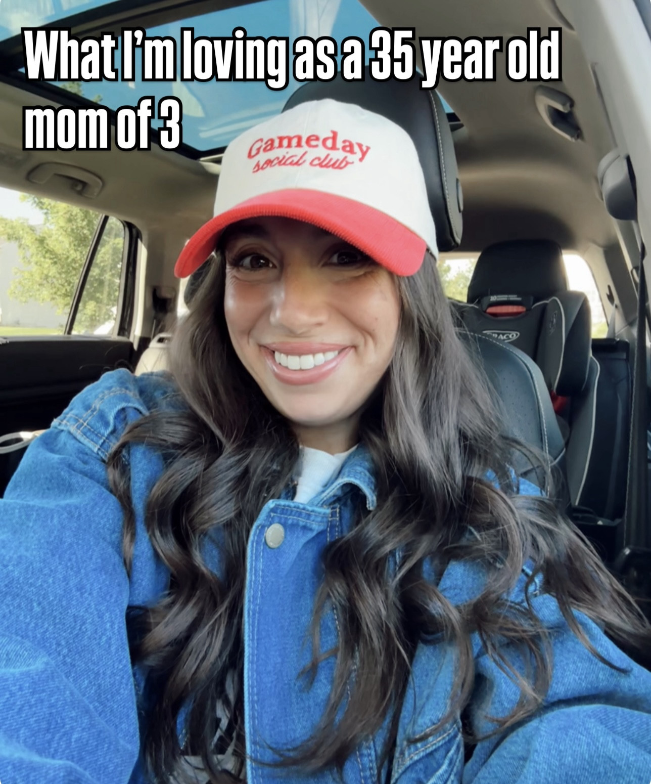What I’m loving is a 35-year-old mom of 3 

Sports mama style, ootd, jean jacket, icon juice glasses, hand sanitizer fall scents, sports hat, mom outfit, hydrojug 

Fall Outfit, Fall Style, Fall OOTD 
#falloutfit #fallootd #fallstyle

#LTKSeasonal #LTKStyleTip #LTKFindsUnder50