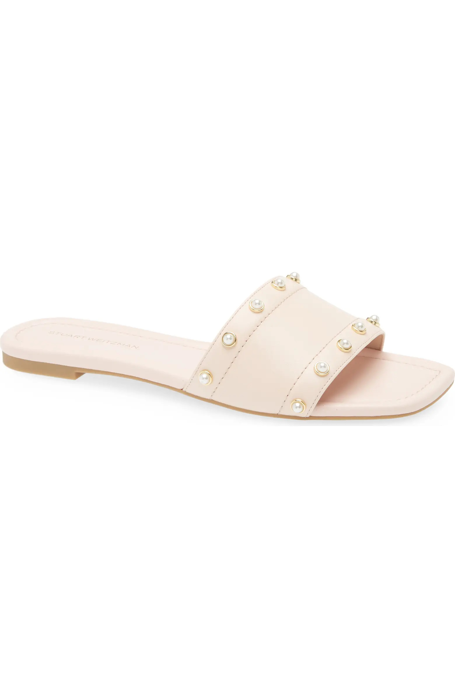 Stuart Weitzman Pearl Slide Sandal (Women) | Nordstromrack | Nordstrom Rack