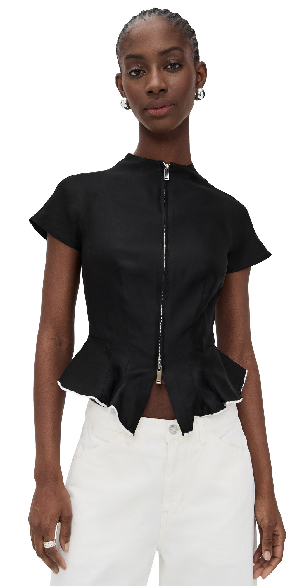 STAUD Maelle Top Black 12 | Shopbop