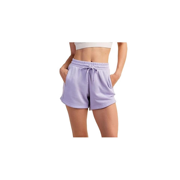 Women's RAE MODE Relaxed Lounge Shorts Large Lavender Fog | Scheels