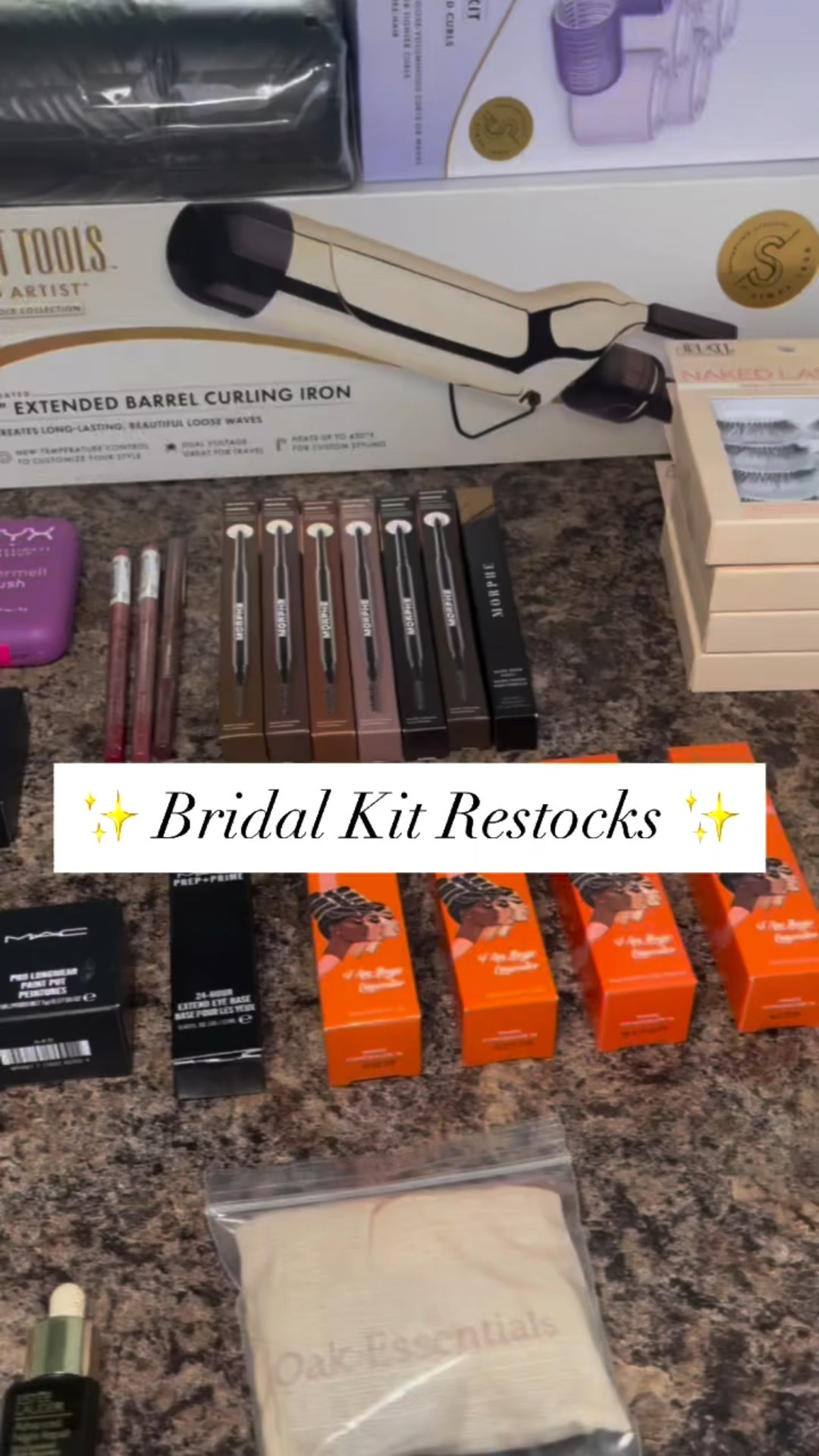 It’s October, so that means refilling and restocking my bridal client kit. This is my latest haul from @ultabeauty @maccosmetics and @natashadenonabeauty should we do an unboxing? Do you want to see swatches? A little bridal kit tour? Let me know in the comments what you’d like to see! ☺️