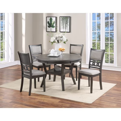 5-Piece Dining Set with Round Table and 4 Side Chairs | Target