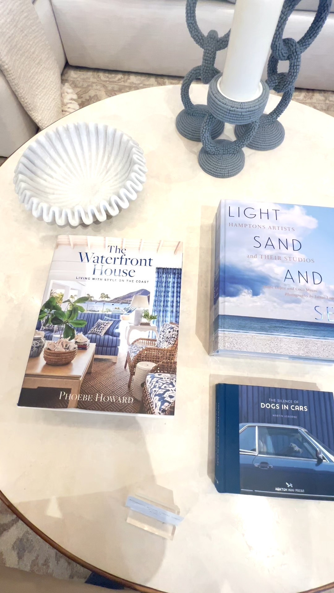 Swapping your coffee table decor with a new book or two is an easy way to add new life to your living room. These books are like little pieces of artwork!
_
amazon coffee table books, coastal coffee table books, coffee table styling, coffee table decor, living room style, living room decor, coastal home decor, coastal style, amazon home decor, serena & lily candle sticks, candle holders, amazon decorative bowls, marble bowls, fluted bowls, round coffee tables, living room furniture, marble top coffee tables

#LTKFindsUnder50 #LTKSaleAlert #LTKHome