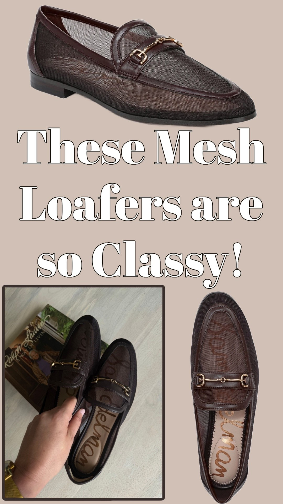 These mesh loafers are so beautiful and classy they are also 40% OFF! Fit TTS!

Classic outfits, work wear, work shoes, work outfit, summer outfits

#LTKSaleAlert #LTKSeasonal #LTKWorkwear
