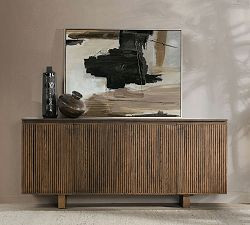 Reeded Reclaimed Wood Cabinet (50" - 82") | Pottery Barn (US)
