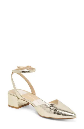 Dolce Vita Carrey Pointed Toe Pump in Platinum Stella at Nordstrom Rack, Size 9.5 | Nordstrom Rack