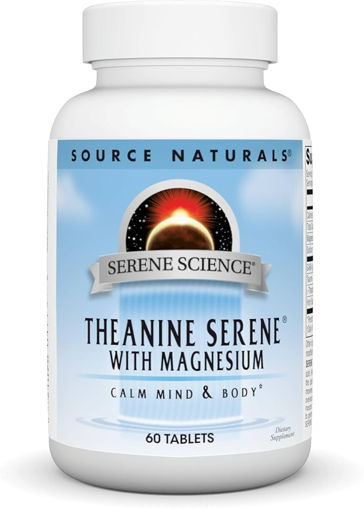 Source Naturals Serene Science L-Theanine with Magnesium and GABA - 60 Tablets | Amazon (US)