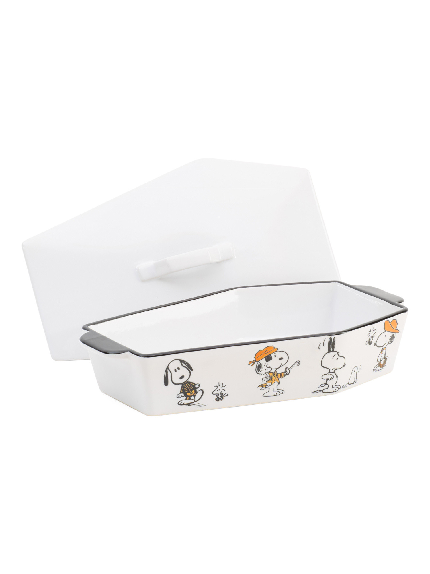 13.5x4 Snoopy Halloween Coffin Baker With Lid | Halloween | Marshalls | Marshalls