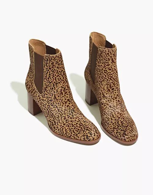 The Laura Chelsea Boot in Spotted Calf Hair | Madewell