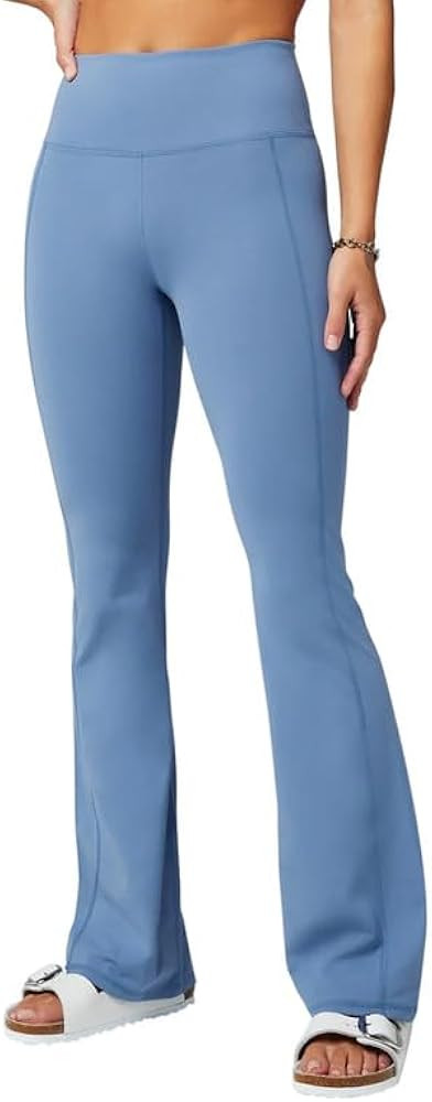 Fabletics Women's Oasis Pureluxe High-Waisted Kick Flare, Light Compression, Buttery Soft | Amazon (US)