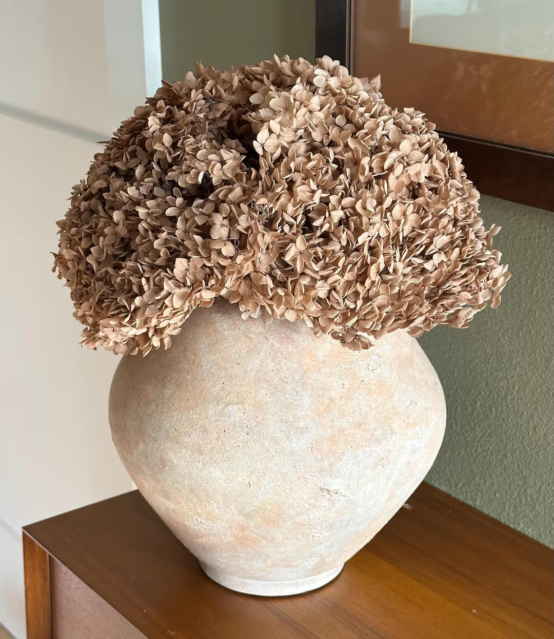 Real Hydrangea Preserved Large Desert Brown - Etsy | Etsy (US)
