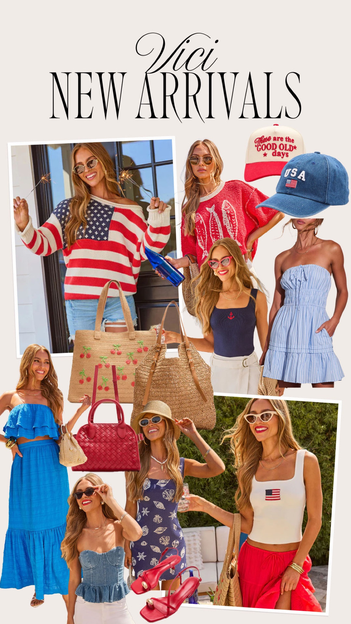 Vici New Arrivals | Vici Fashion | Vici Summer Looks | Vici Summer Outfit | Vici 4th of July | Vici Patriotic | Vici red white & blue 

#LTKootd #LTKSeasonal
