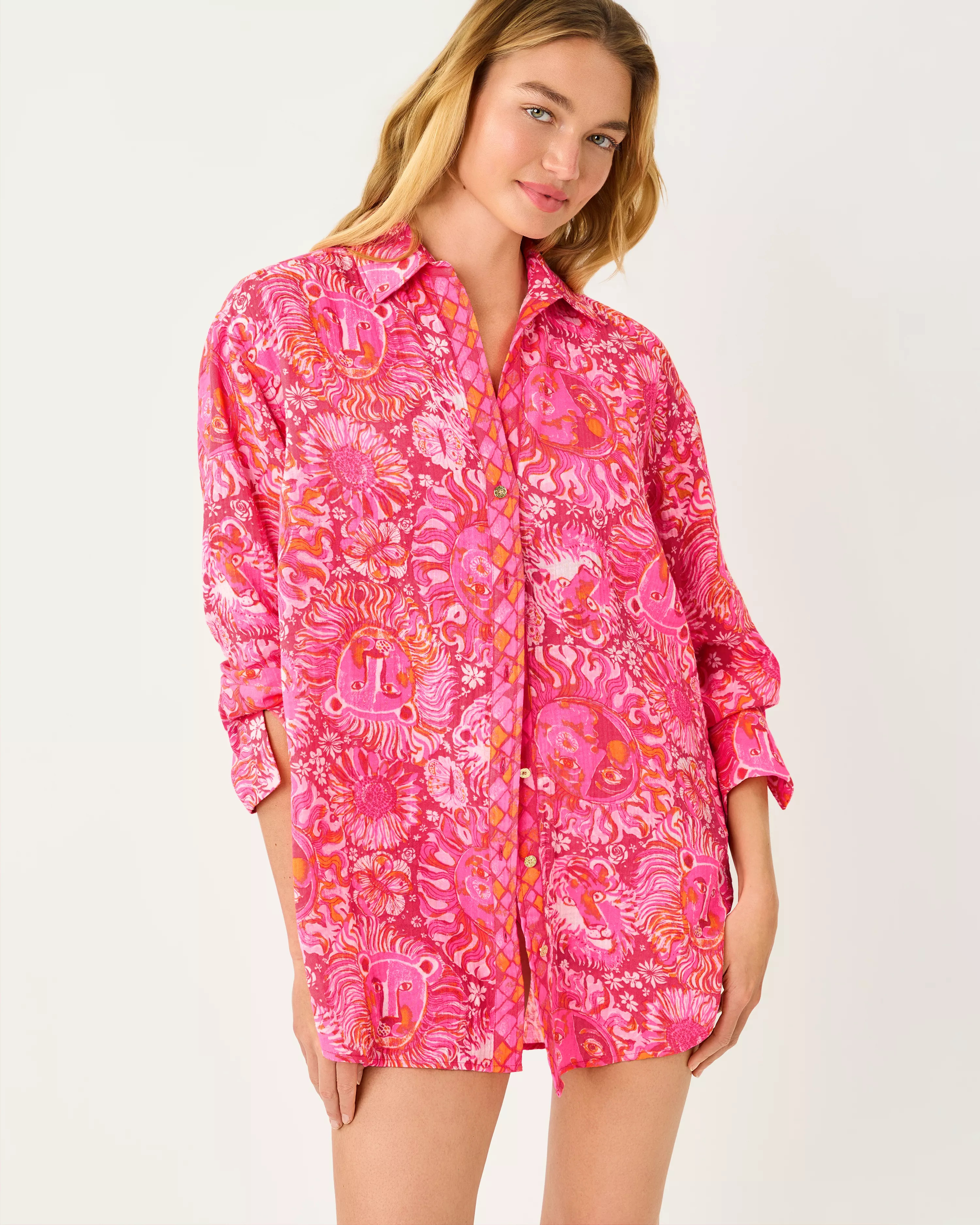 Kwitney Long Sleeve Cotton Cover-Up | Lilly Pulitzer