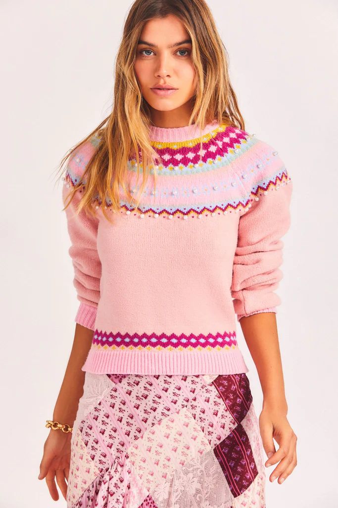Crawley Slim Pullover Sweater | LOVESHACKFANCY