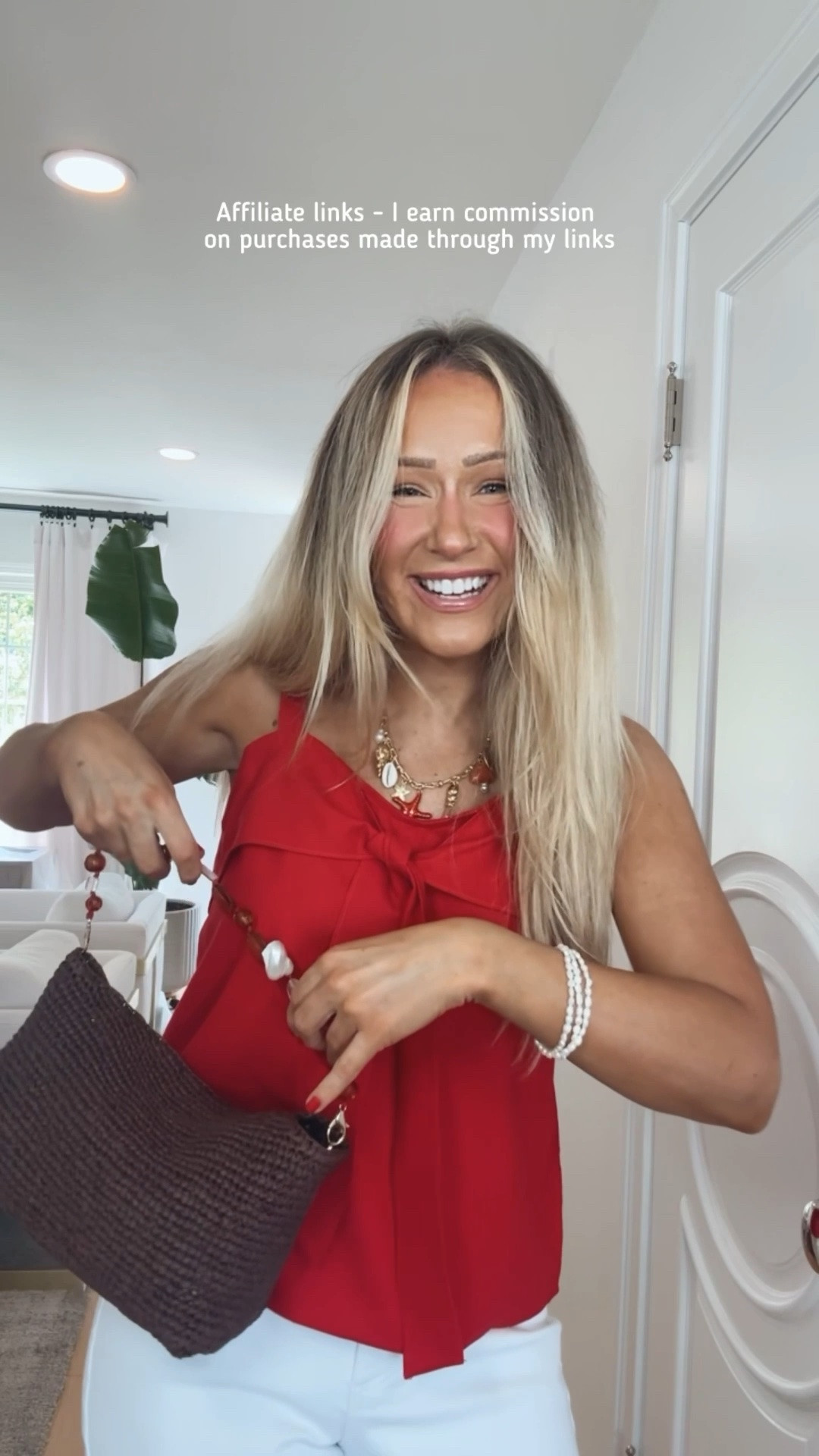 Affiliate links - I earn commission on purchases made through my links | Fourth of July outfit,
Amazon fashion top,
Walmart jeans