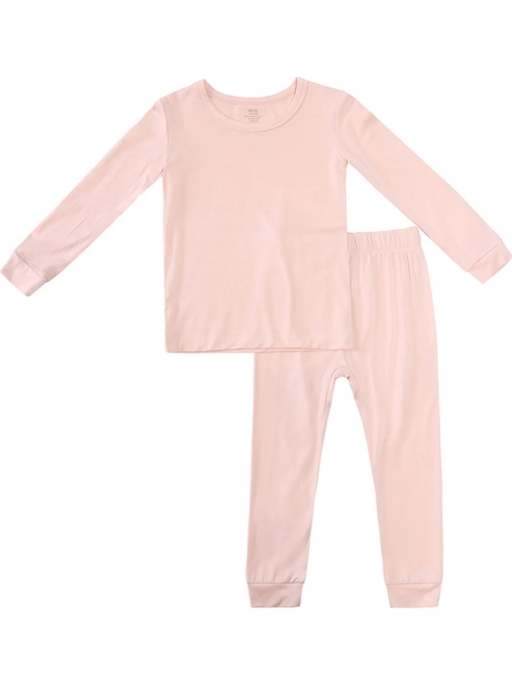 WIBACKER 2-Piece Bamboo Viscose Snug Fit Pajamas for Toddler Girls, Pink 2-3 Years | Walmart (US)
