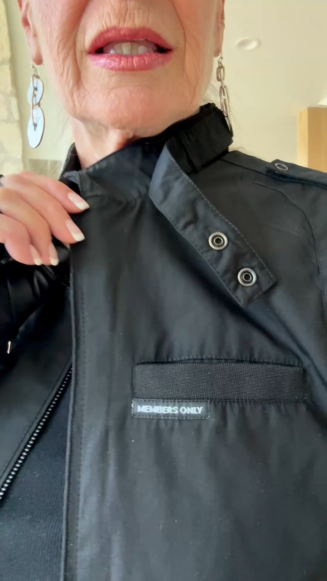 I’m dressed up as a punk rocker wearing the iconic racers jacket from Members Only celebrating their 50th anniversary!
Did you wear this jacket back in the 80s?