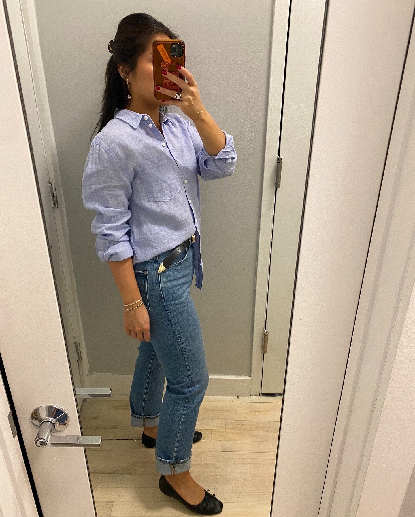 Linen button down and ballet flats


#LTKPetite #LTKStyleTip #LTKWorkwear