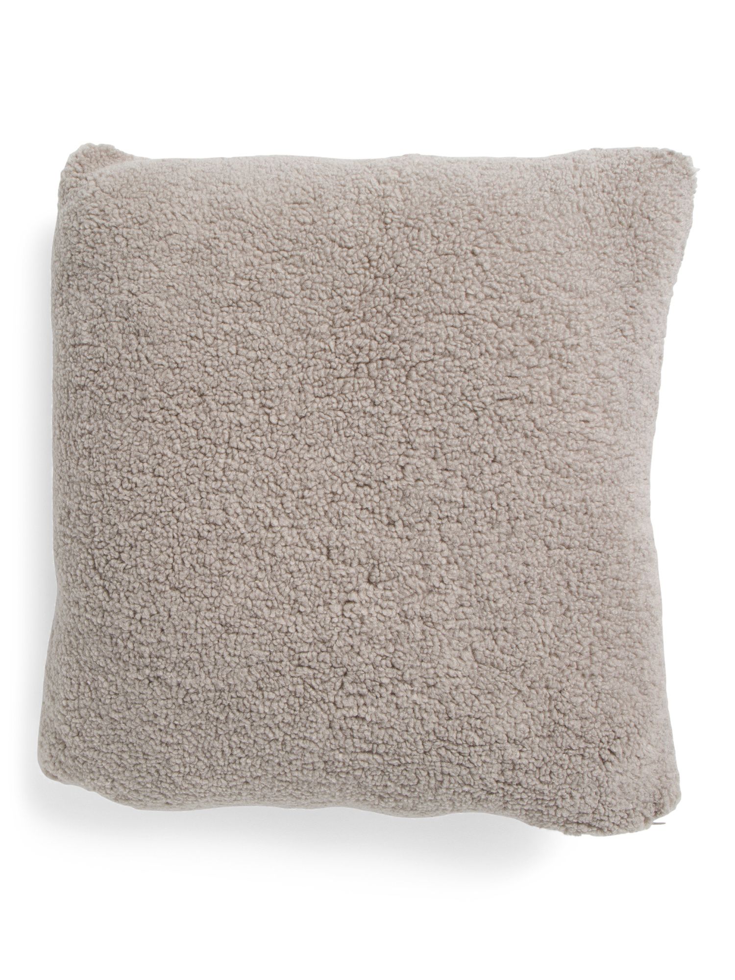 20x20 Lux Teddy Textured Pillow | TJ Maxx
