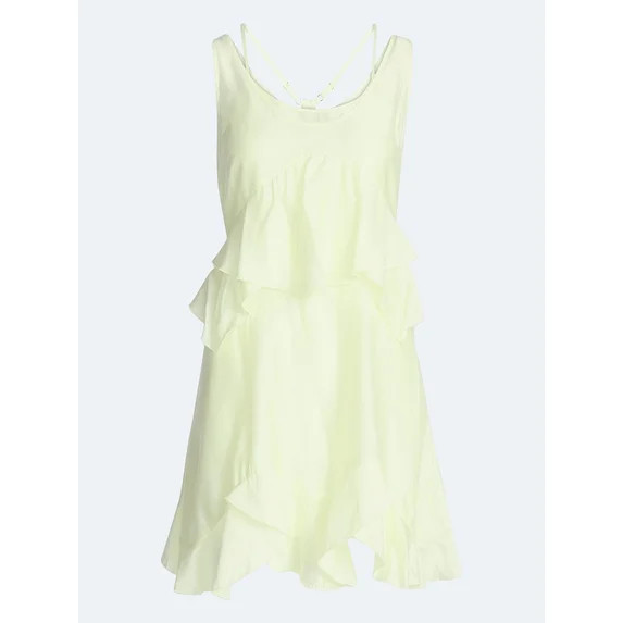 Devil Wears Prada Scoop Collection Women’s and Women's Plus Mini Ruffle Tank Dress, Sizes XS-4X | Walmart (US)