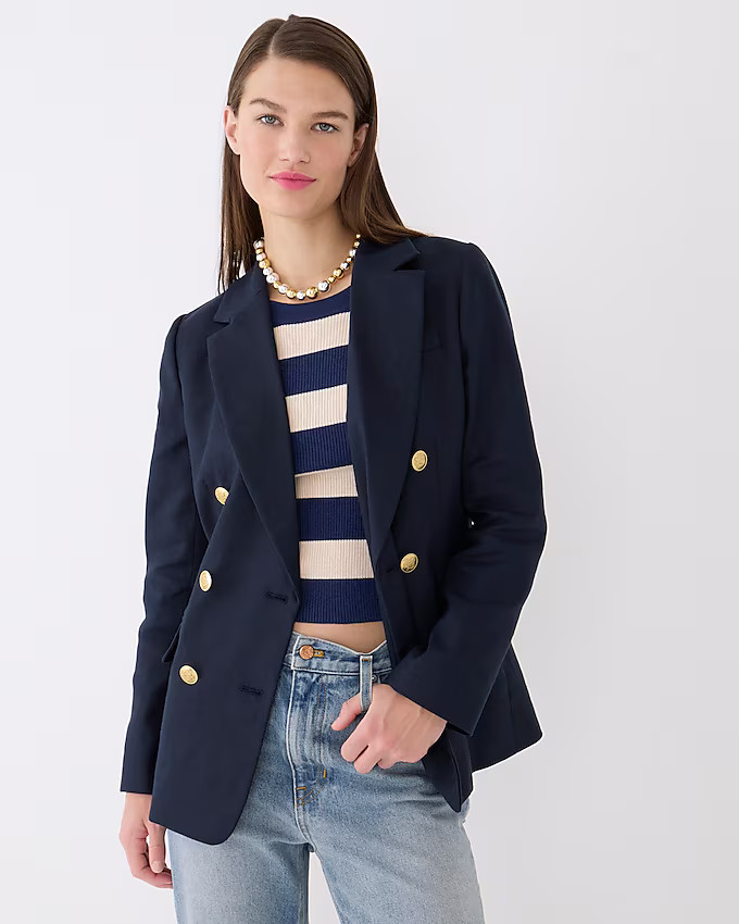 Tall Bristol blazer in stretch linen | J. Crew US