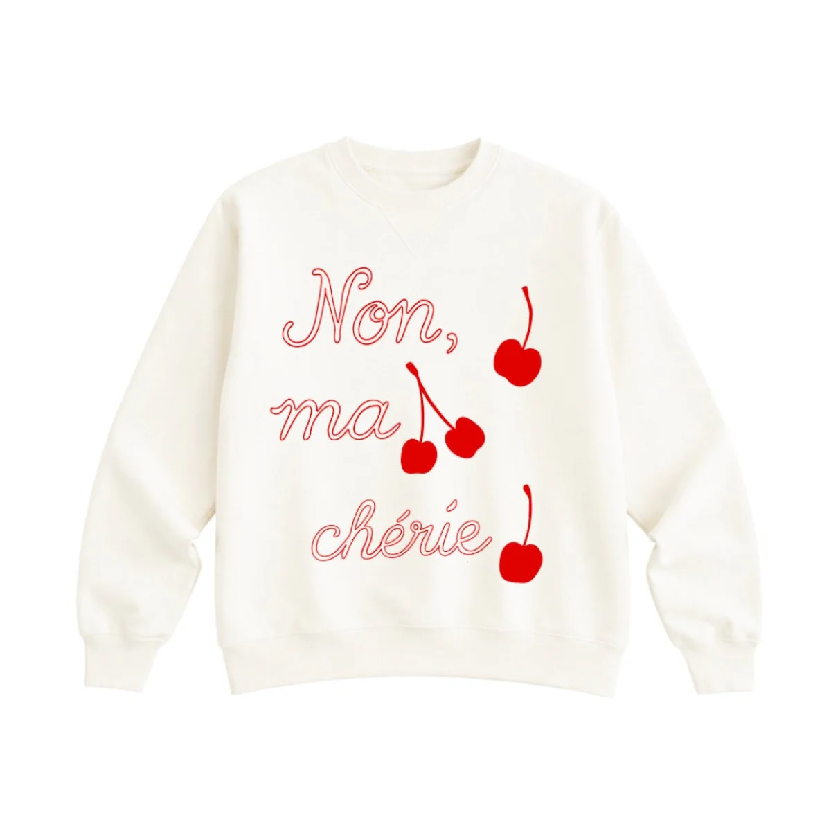 Non Ma Cherie Lightweight Crewneck | Shop Kristin Jones