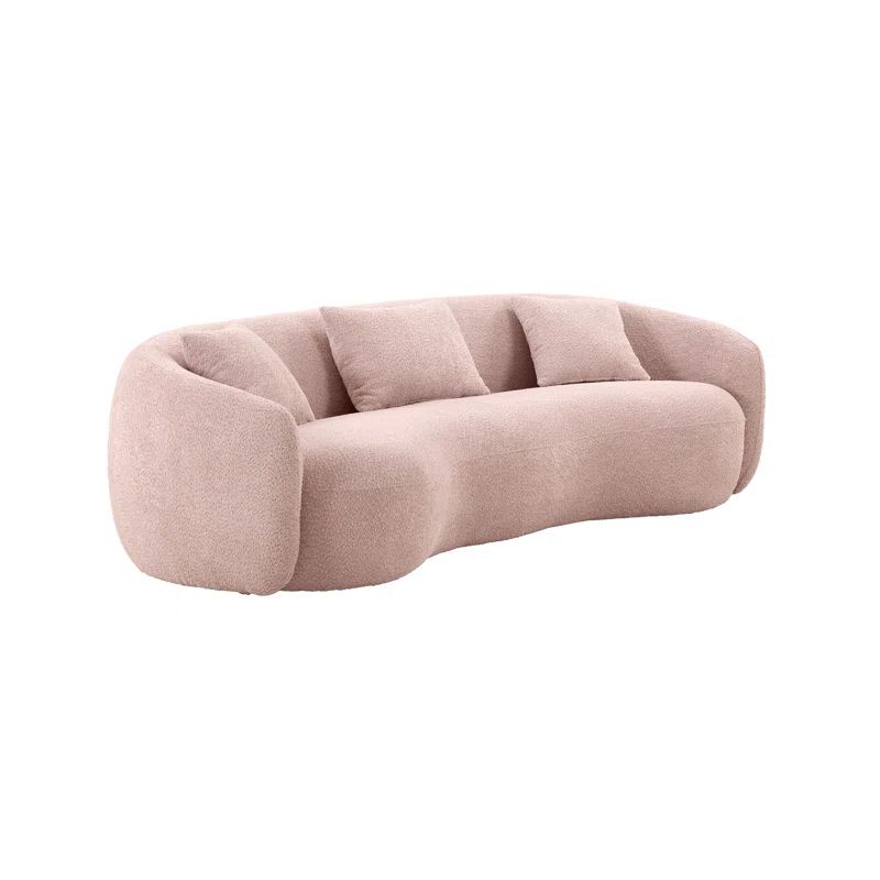 Songara 93.6" Round Arm Curved Sofa | Wayfair North America