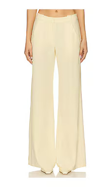 Amanda Uprichard Saddler Pants in Cornsilk from Revolve.com | Revolve Clothing (Global)