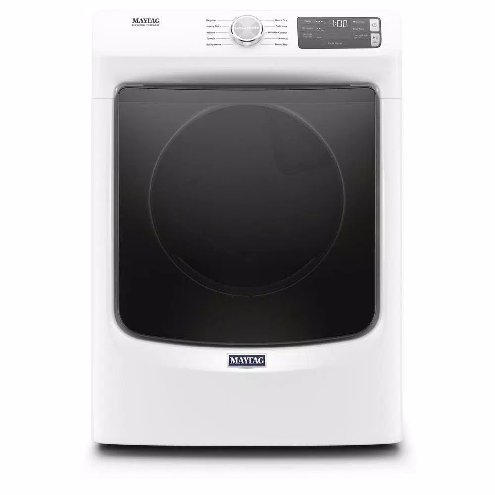 7.3 cu. ft. 240-Volt White Stackable Electric Vented Dryer with Quick Dry Cycle, ENERGY STAR | The Home Depot