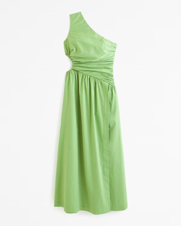 One-Shoulder Cutout Maxi Dress | Abercrombie & Fitch (US)