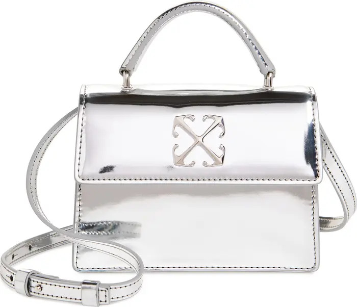 Jitney Baby Mirror Metallic Leather Top Handle Bag | Nordstrom