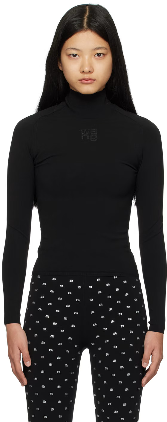 Black Bodycon Turtleneck | SSENSE