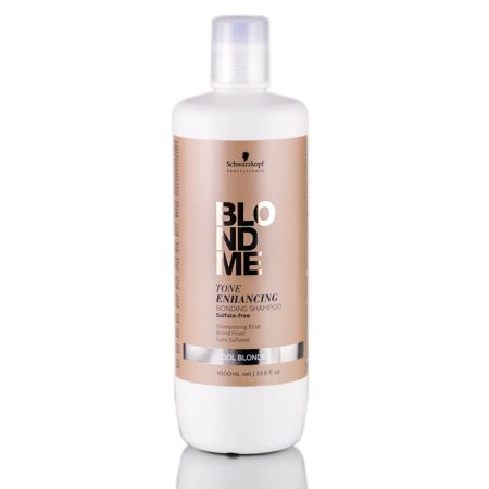 Schwarzkopf Pro BlondMe Tone Enhancing Cool Blonde Bonding Shampoo - Size : 33.8 oz | Walmart (US)