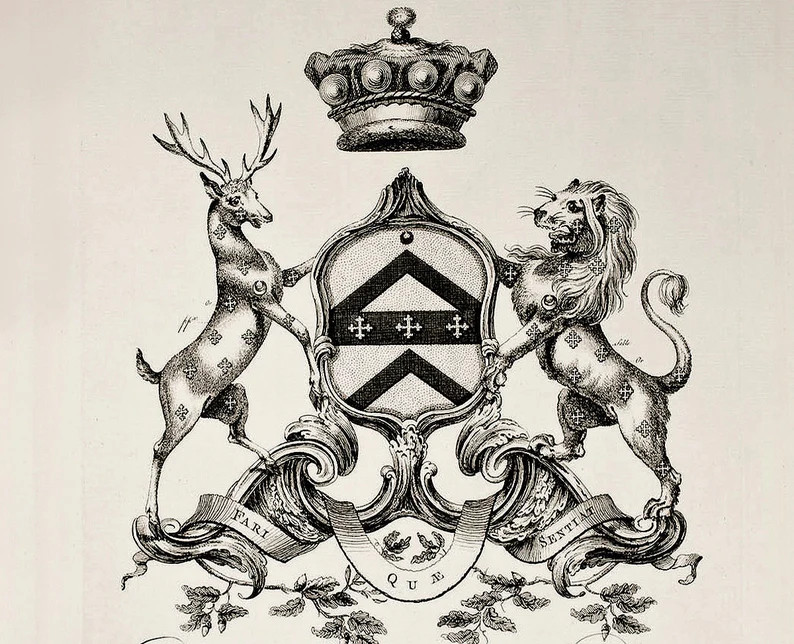 Family Crest, Coat of Arms Prints, Heraldic Art, Vintage European Crests, Surname History, Barona... | Etsy (CAD)