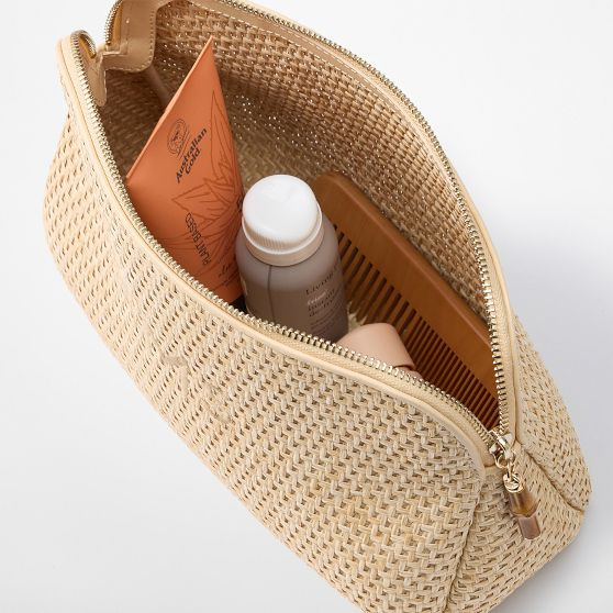 Waterproof Raffia Pouch | Mark and Graham