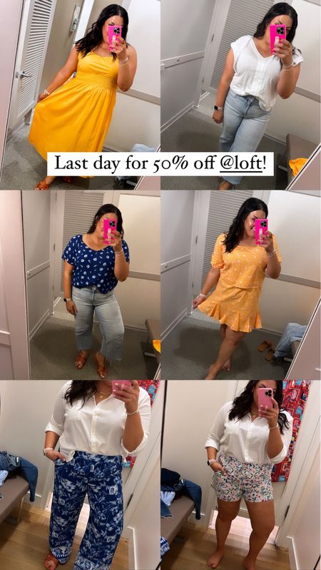 Last day for 50% off at LOFT!! So many pretty summer pieces 

#LTKFindsUnder100 #LTKSaleAlert #LTKMidsize